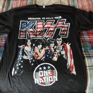 KISS authentic tour tshirt